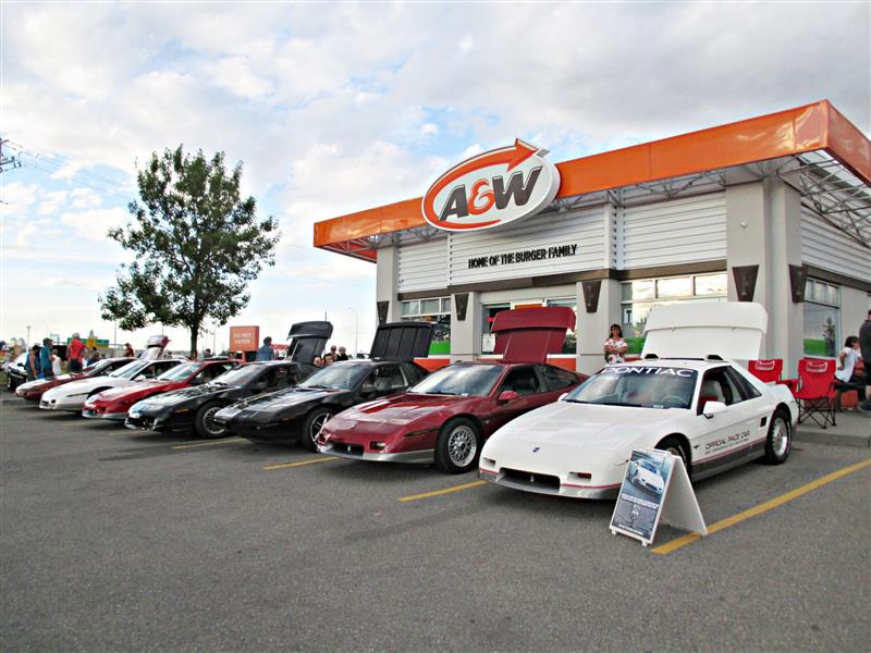 A&W car show