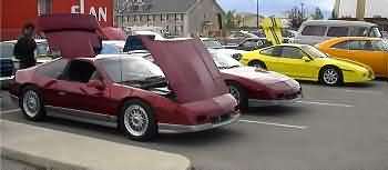 3 of us at Cochrane A&W Show & Shine